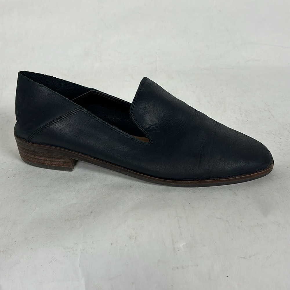 Lucky Brand Womens Cahill Flats Loafers Slip On Black Leather - Picture 14 of 15